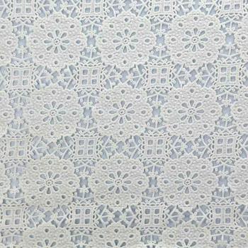 Milky Poly Water Soluble Chemical Lace Fabric ZXY0483